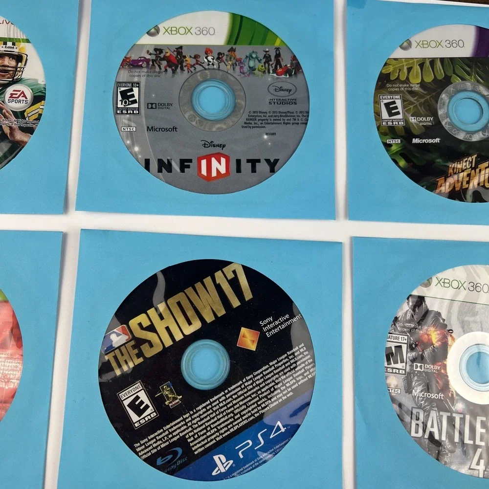 Multi Platform Loose Discs Video Game - Lot Of 50 - AS IS Untested Scratches #5